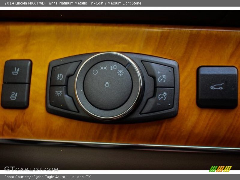 White Platinum Metallic Tri-Coat / Medium Light Stone 2014 Lincoln MKX FWD