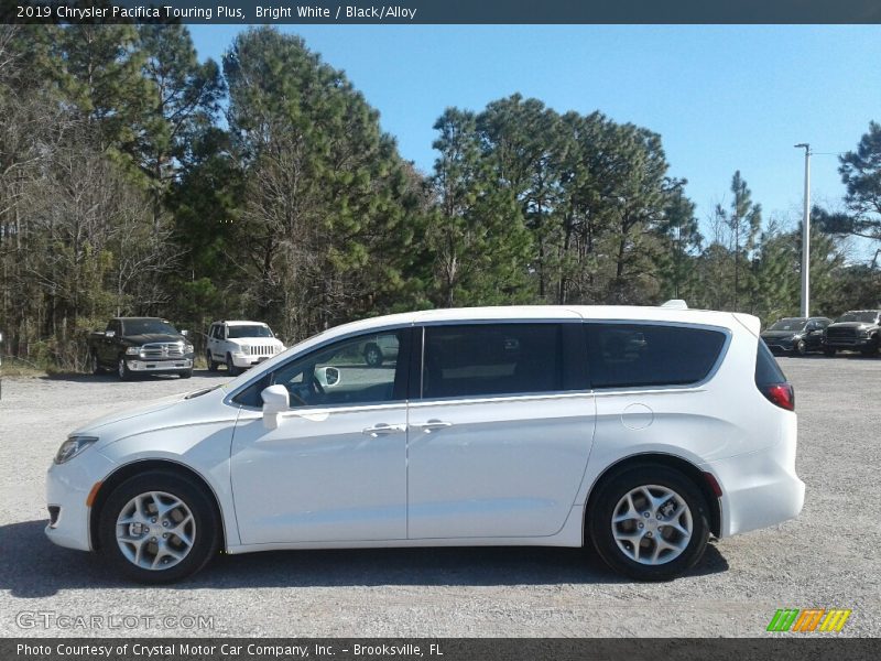 Bright White / Black/Alloy 2019 Chrysler Pacifica Touring Plus