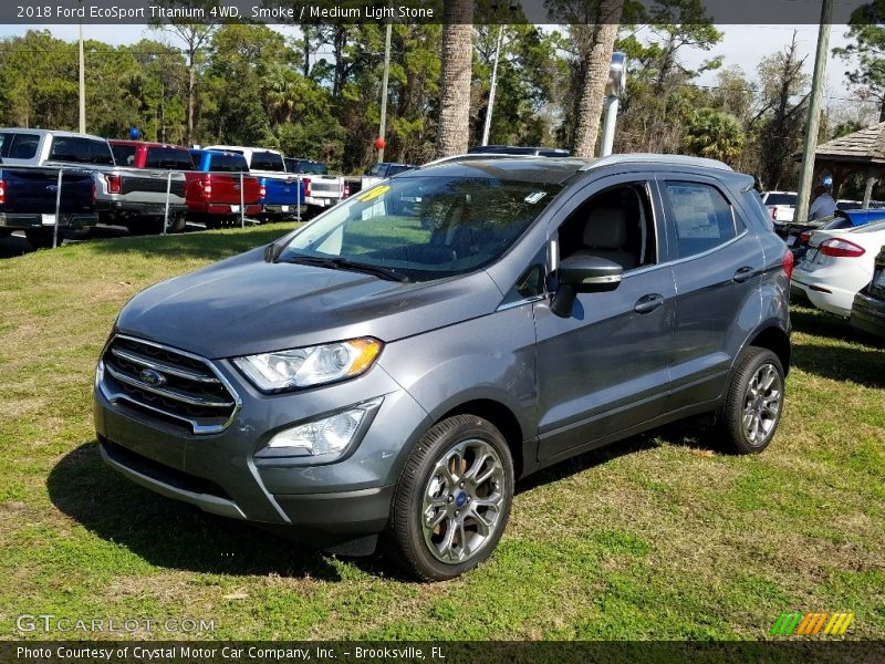 Smoke / Medium Light Stone 2018 Ford EcoSport Titanium 4WD