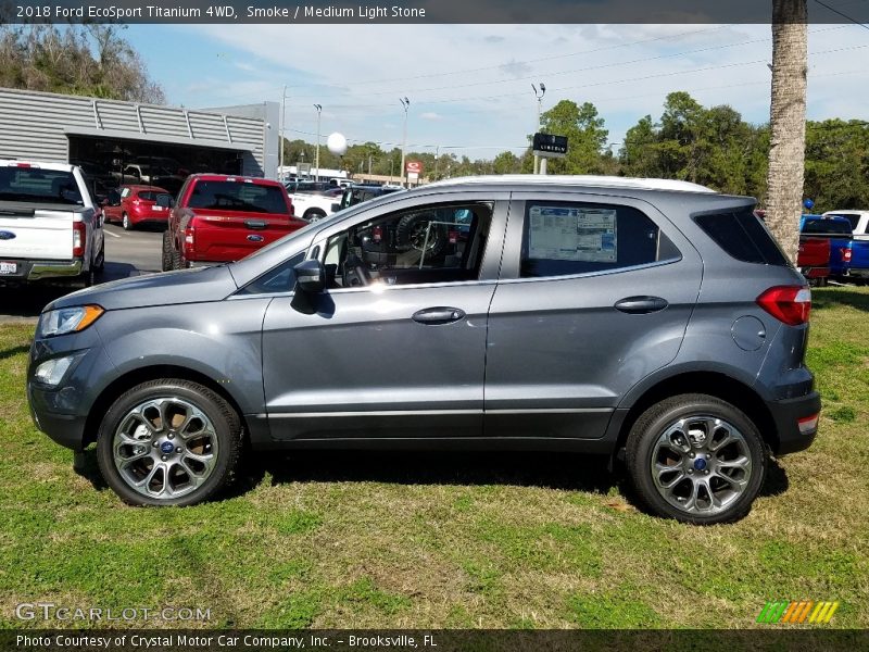 Smoke / Medium Light Stone 2018 Ford EcoSport Titanium 4WD