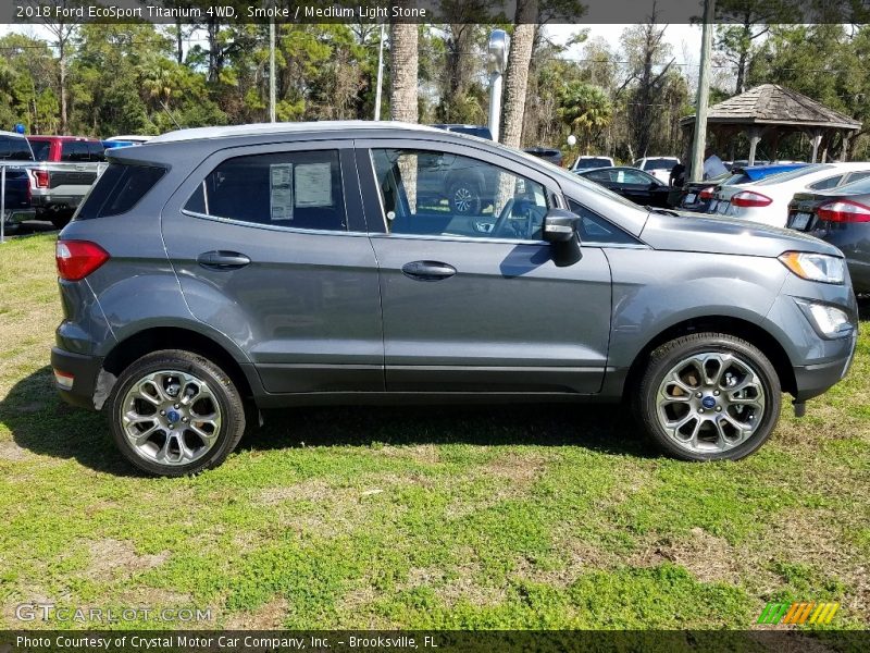 Smoke / Medium Light Stone 2018 Ford EcoSport Titanium 4WD