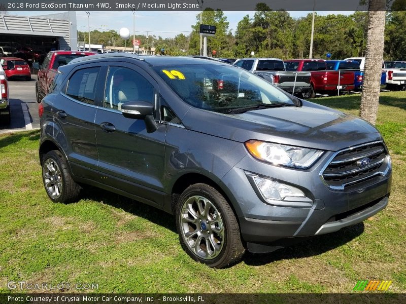 Smoke / Medium Light Stone 2018 Ford EcoSport Titanium 4WD