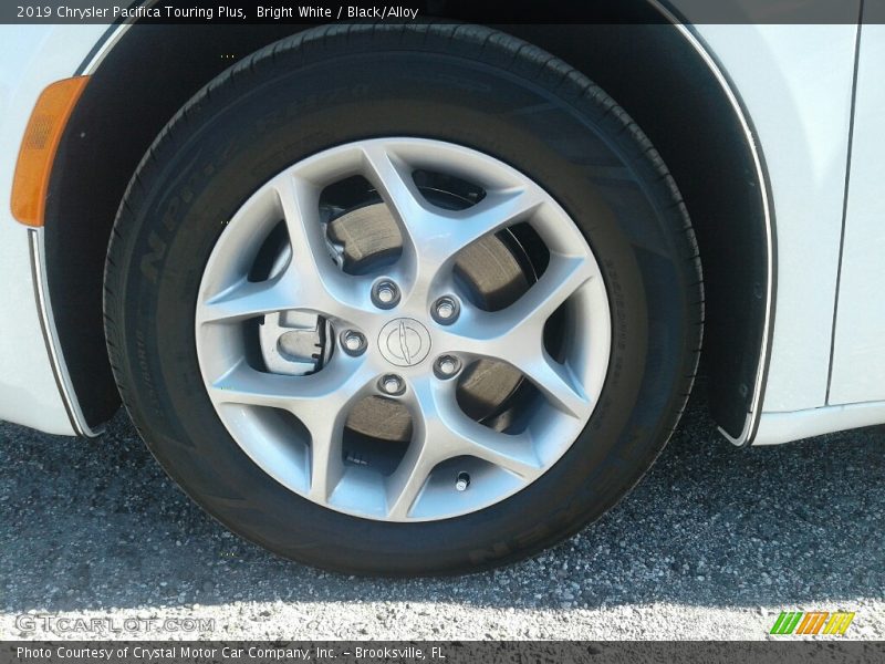 Bright White / Black/Alloy 2019 Chrysler Pacifica Touring Plus
