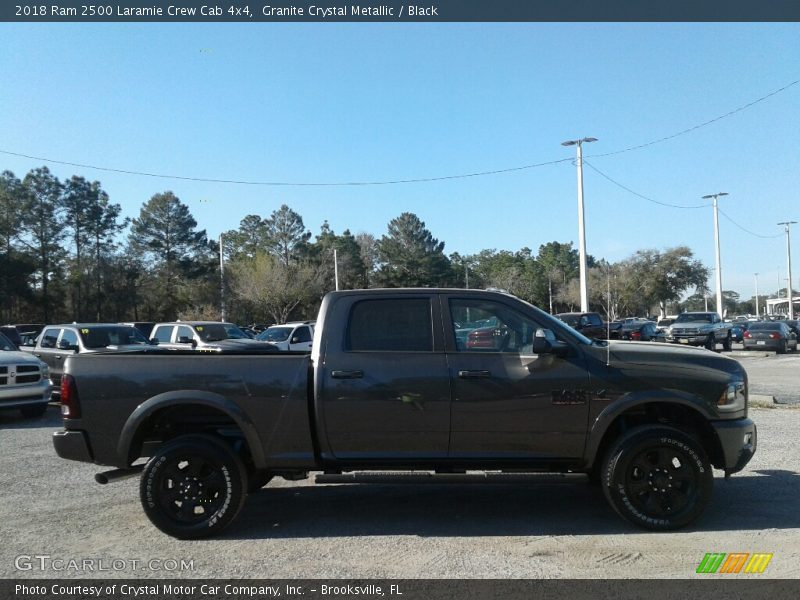 Granite Crystal Metallic / Black 2018 Ram 2500 Laramie Crew Cab 4x4