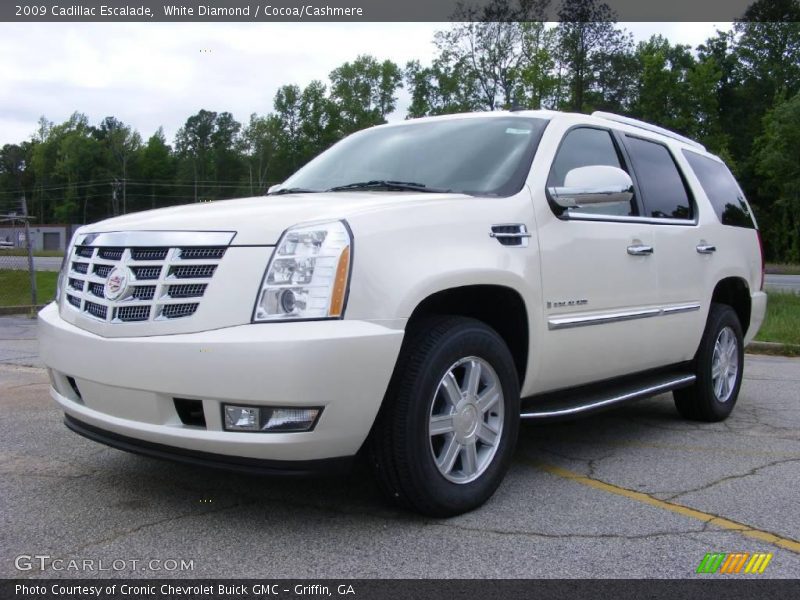 White Diamond / Cocoa/Cashmere 2009 Cadillac Escalade