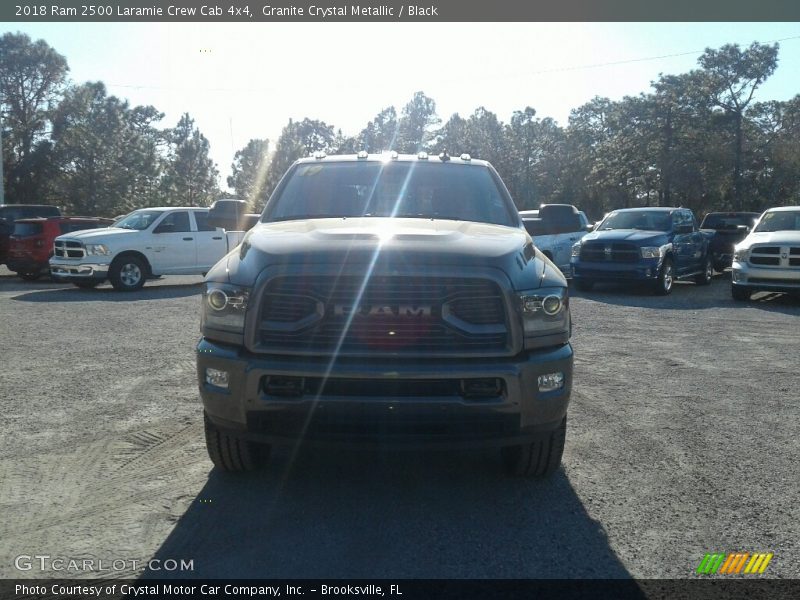 Granite Crystal Metallic / Black 2018 Ram 2500 Laramie Crew Cab 4x4