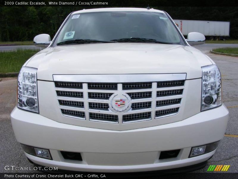 White Diamond / Cocoa/Cashmere 2009 Cadillac Escalade