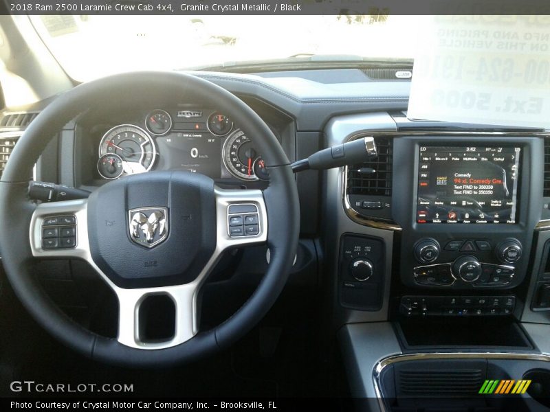 Granite Crystal Metallic / Black 2018 Ram 2500 Laramie Crew Cab 4x4