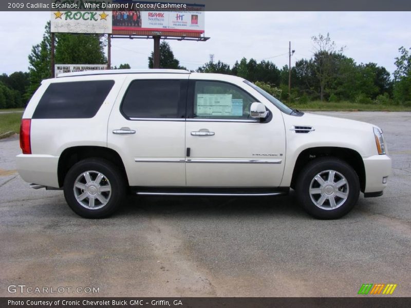 White Diamond / Cocoa/Cashmere 2009 Cadillac Escalade
