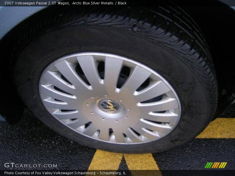Arctic Blue Silver Metallic / Black 2007 Volkswagen Passat 2.0T Wagon