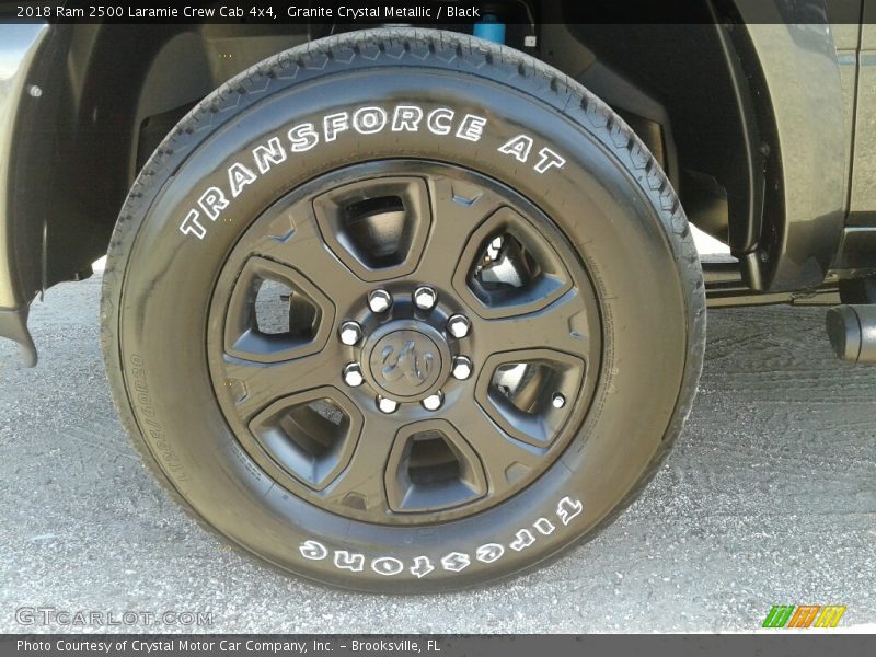 Granite Crystal Metallic / Black 2018 Ram 2500 Laramie Crew Cab 4x4