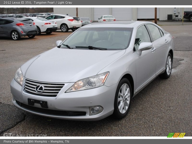 Tungsten Pearl / Light Gray 2012 Lexus ES 350