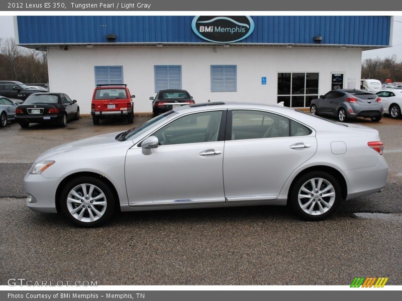 Tungsten Pearl / Light Gray 2012 Lexus ES 350
