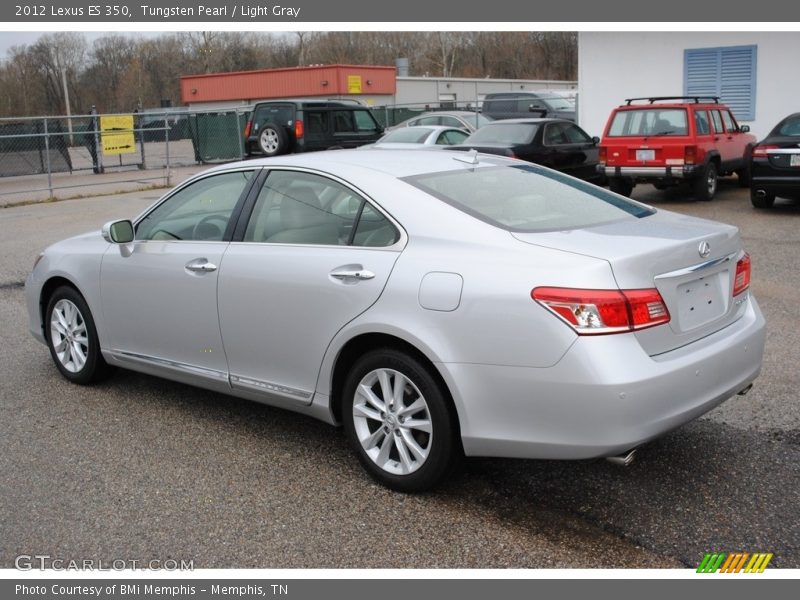 Tungsten Pearl / Light Gray 2012 Lexus ES 350