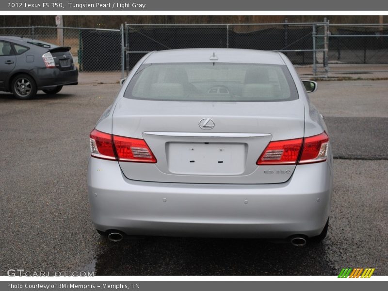 Tungsten Pearl / Light Gray 2012 Lexus ES 350