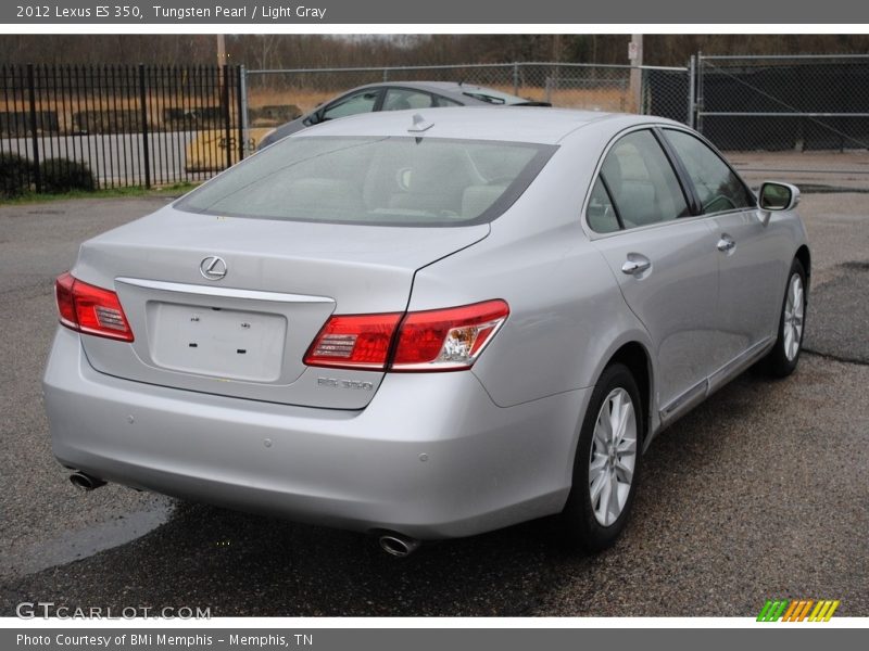 Tungsten Pearl / Light Gray 2012 Lexus ES 350