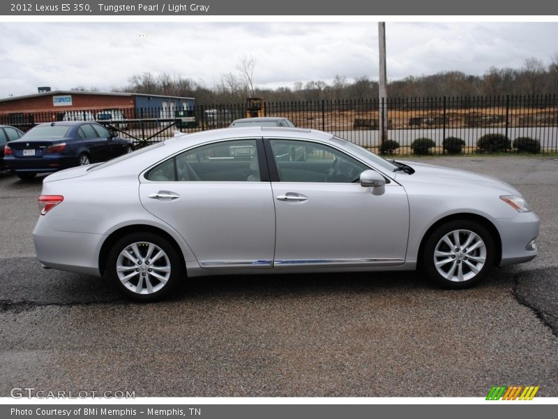 Tungsten Pearl / Light Gray 2012 Lexus ES 350