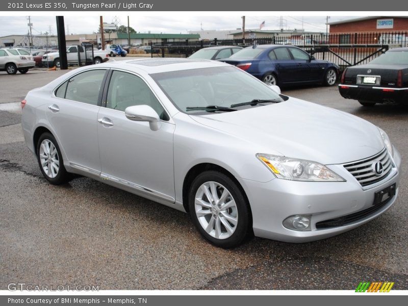 Tungsten Pearl / Light Gray 2012 Lexus ES 350