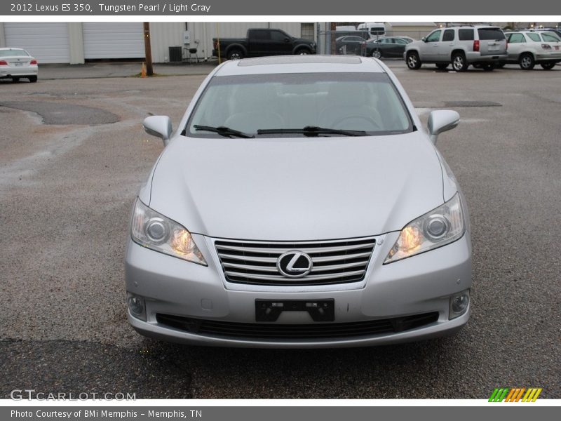 Tungsten Pearl / Light Gray 2012 Lexus ES 350