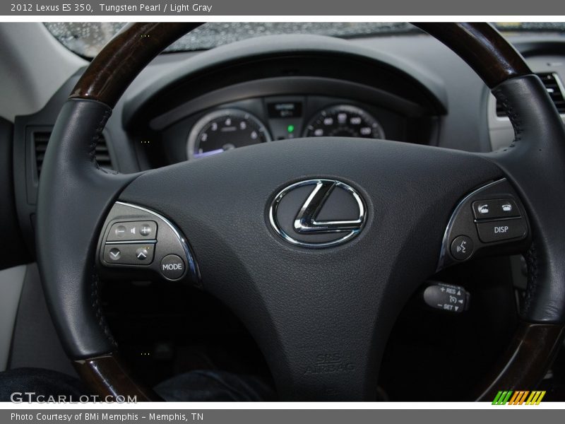 Tungsten Pearl / Light Gray 2012 Lexus ES 350