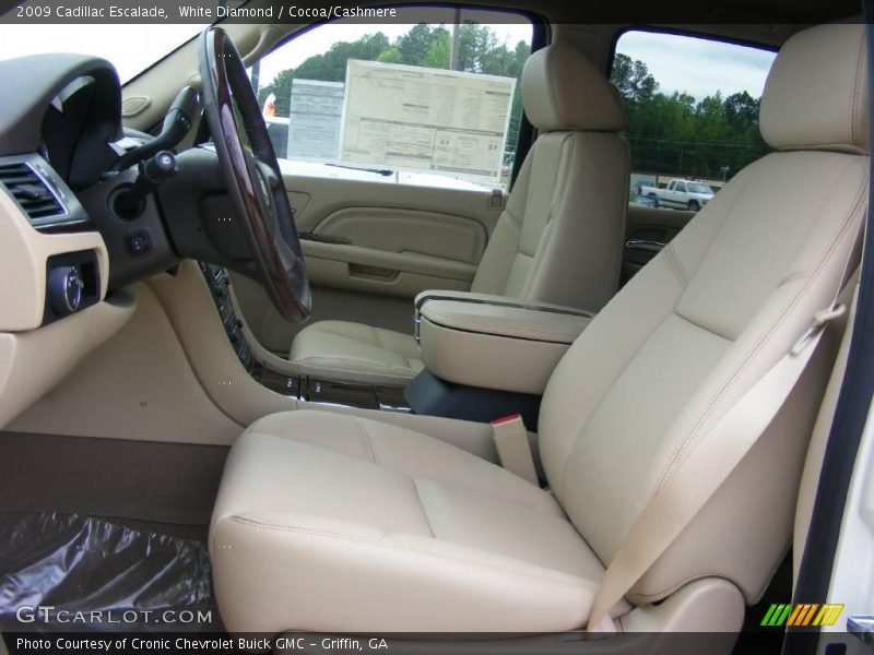 White Diamond / Cocoa/Cashmere 2009 Cadillac Escalade