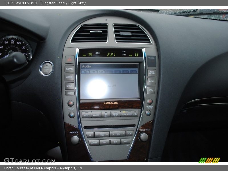 Tungsten Pearl / Light Gray 2012 Lexus ES 350