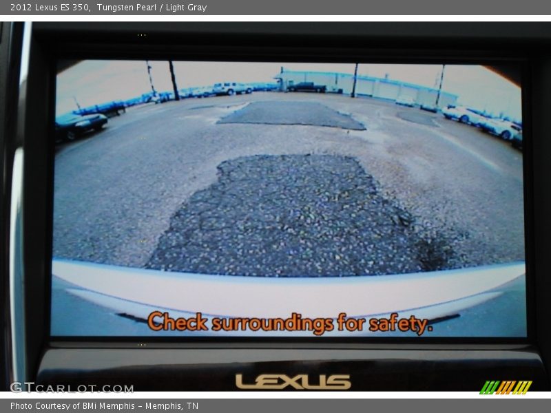 Tungsten Pearl / Light Gray 2012 Lexus ES 350