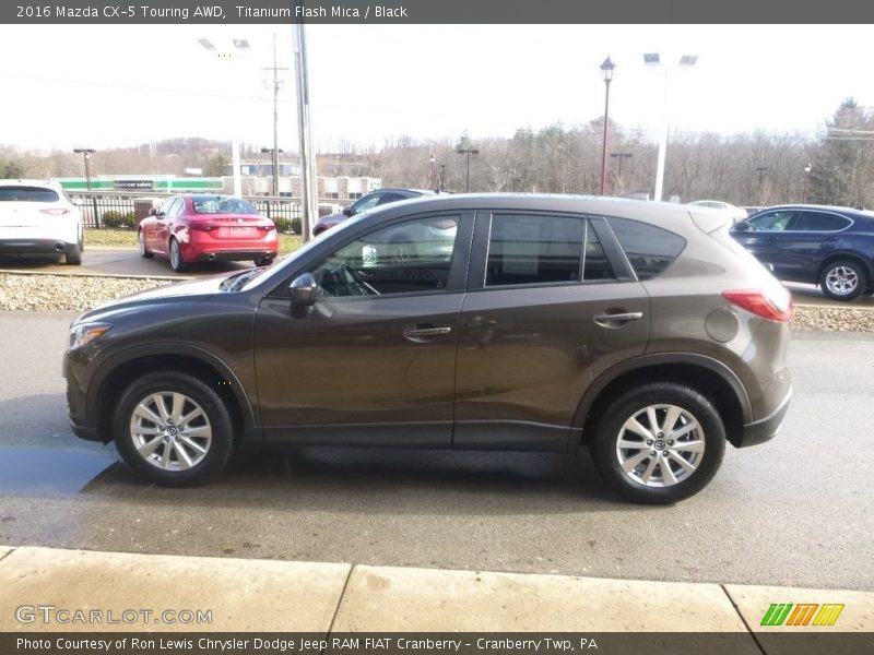 Titanium Flash Mica / Black 2016 Mazda CX-5 Touring AWD