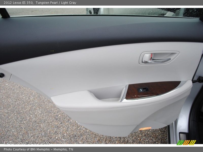 Tungsten Pearl / Light Gray 2012 Lexus ES 350