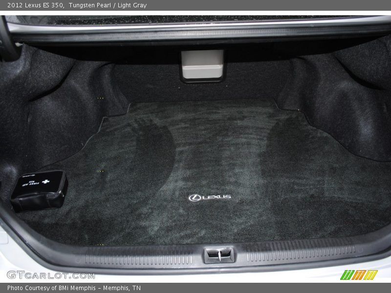 Tungsten Pearl / Light Gray 2012 Lexus ES 350