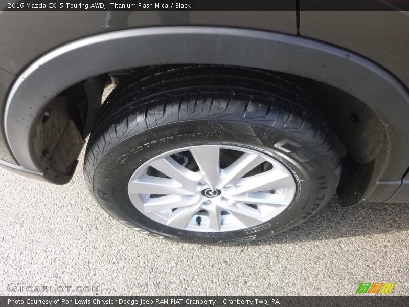 Titanium Flash Mica / Black 2016 Mazda CX-5 Touring AWD