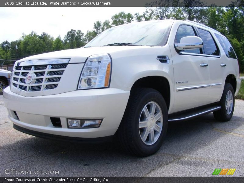 White Diamond / Cocoa/Cashmere 2009 Cadillac Escalade