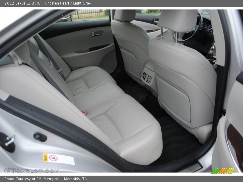 Tungsten Pearl / Light Gray 2012 Lexus ES 350