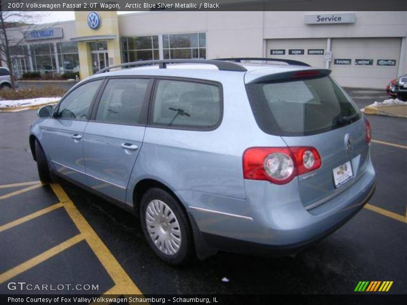 Arctic Blue Silver Metallic / Black 2007 Volkswagen Passat 2.0T Wagon