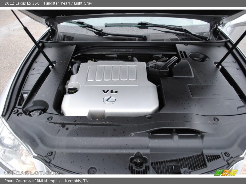 Tungsten Pearl / Light Gray 2012 Lexus ES 350