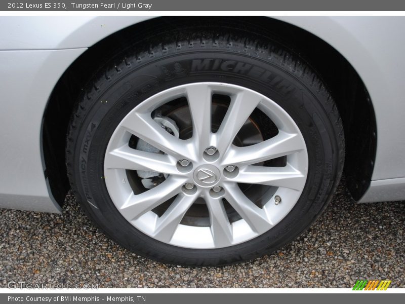 Tungsten Pearl / Light Gray 2012 Lexus ES 350