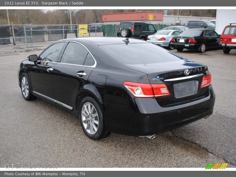 Stargazer Black / Saddle 2012 Lexus ES 350