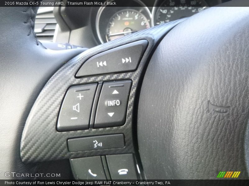 Titanium Flash Mica / Black 2016 Mazda CX-5 Touring AWD