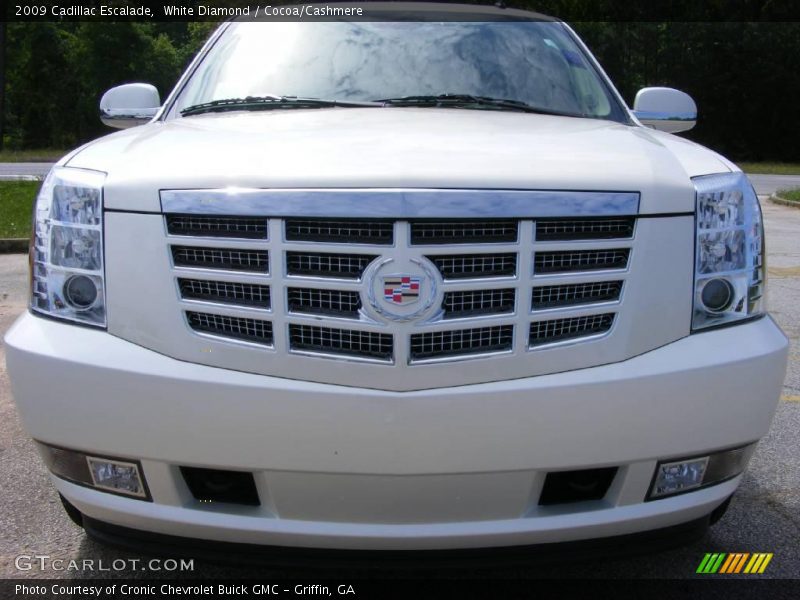 White Diamond / Cocoa/Cashmere 2009 Cadillac Escalade