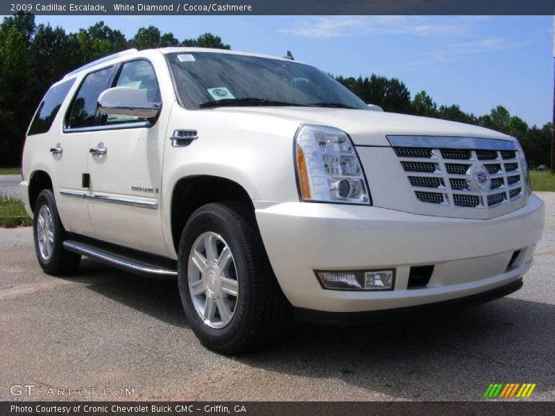 White Diamond / Cocoa/Cashmere 2009 Cadillac Escalade