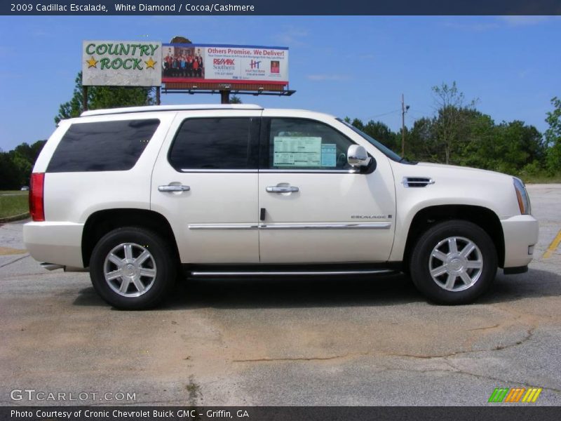 White Diamond / Cocoa/Cashmere 2009 Cadillac Escalade