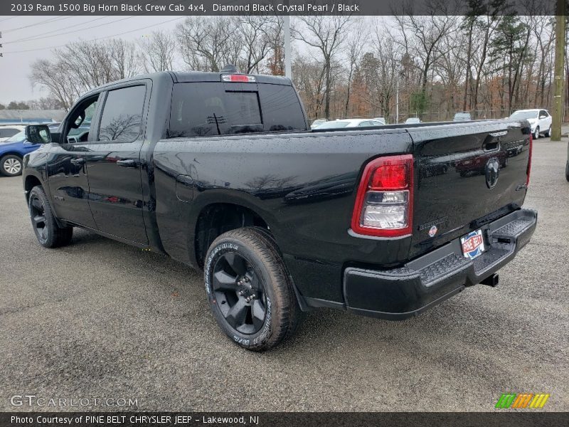 Diamond Black Crystal Pearl / Black 2019 Ram 1500 Big Horn Black Crew Cab 4x4