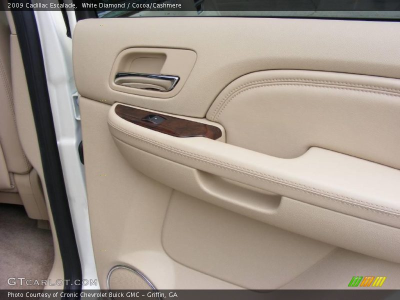White Diamond / Cocoa/Cashmere 2009 Cadillac Escalade