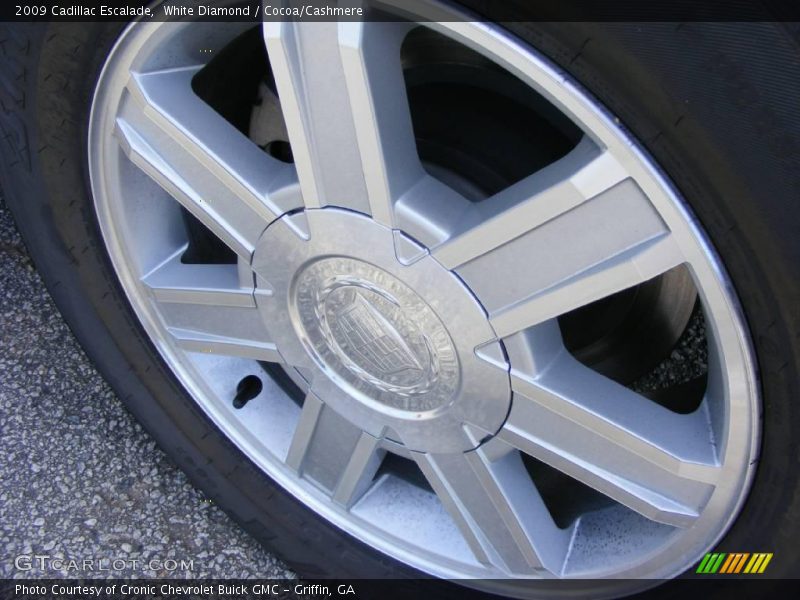 White Diamond / Cocoa/Cashmere 2009 Cadillac Escalade