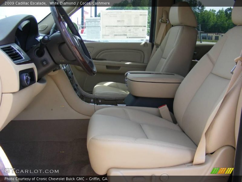 White Diamond / Cocoa/Cashmere 2009 Cadillac Escalade
