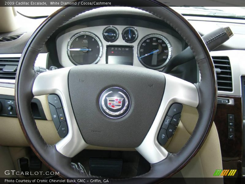 White Diamond / Cocoa/Cashmere 2009 Cadillac Escalade