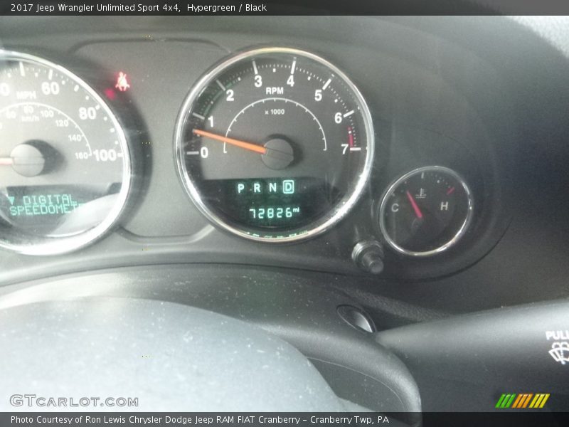 Hypergreen / Black 2017 Jeep Wrangler Unlimited Sport 4x4