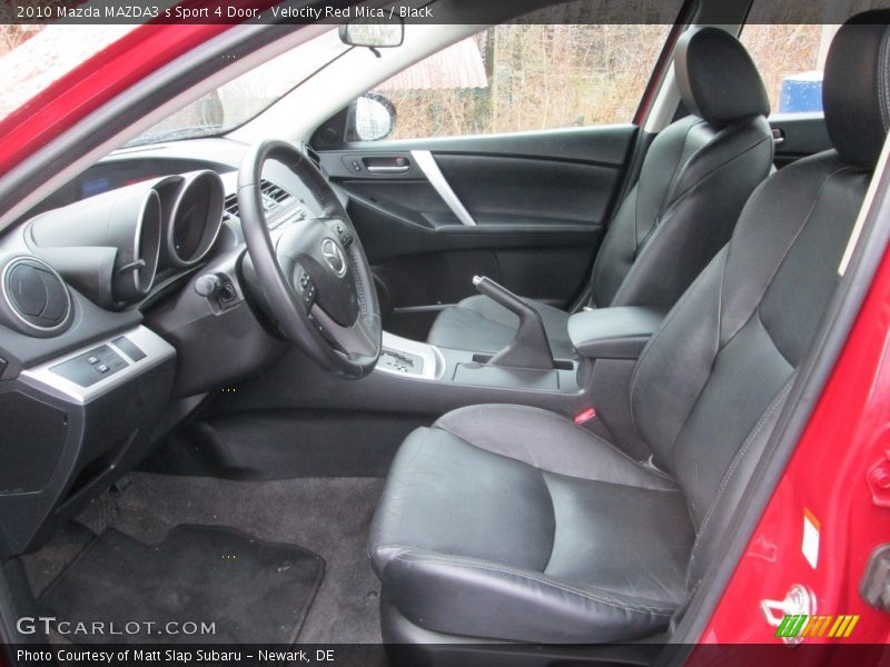 Velocity Red Mica / Black 2010 Mazda MAZDA3 s Sport 4 Door