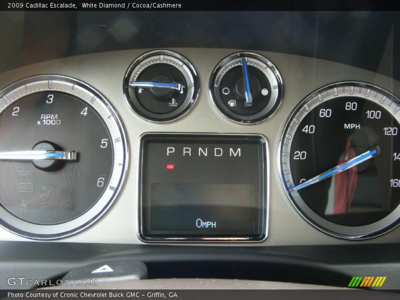 White Diamond / Cocoa/Cashmere 2009 Cadillac Escalade