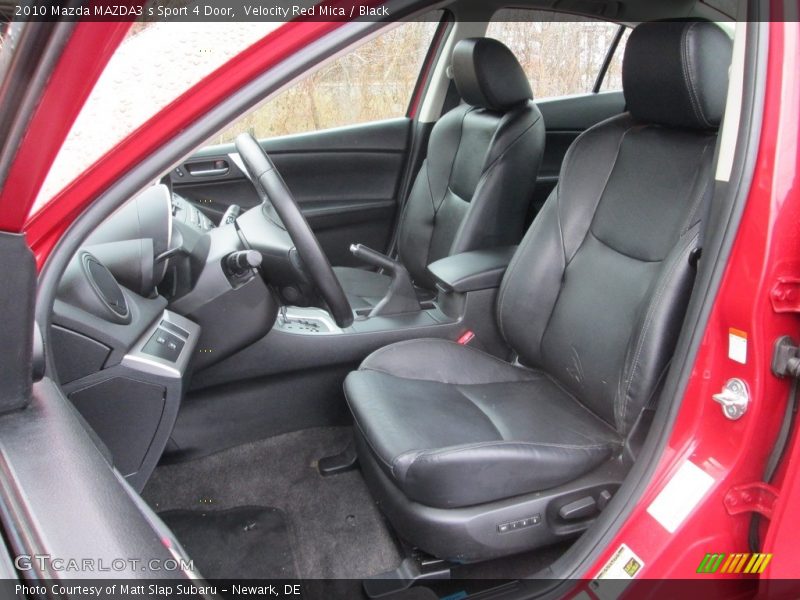 Velocity Red Mica / Black 2010 Mazda MAZDA3 s Sport 4 Door